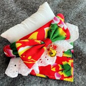 宠物狗狗新年围巾冬季 饰口水巾饰品 猫过年围脖猫咪春节结婚婚礼装