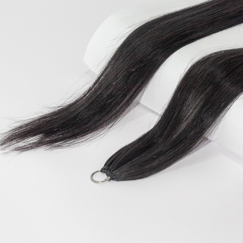 二代羽毛接发全真发三代微羽毛T秀无痕接发束双线微接口辫接头发