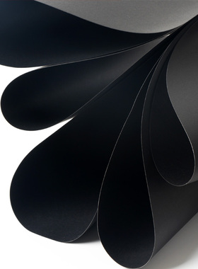 黑色卡纸圆形卡纸彩铅绘画纸黑纸250g加厚圆面素描纸卡纸绘画纸圆