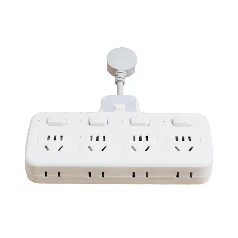 一转多插座转换器面板多孔插位无线排插插排接线板usb多功能插头