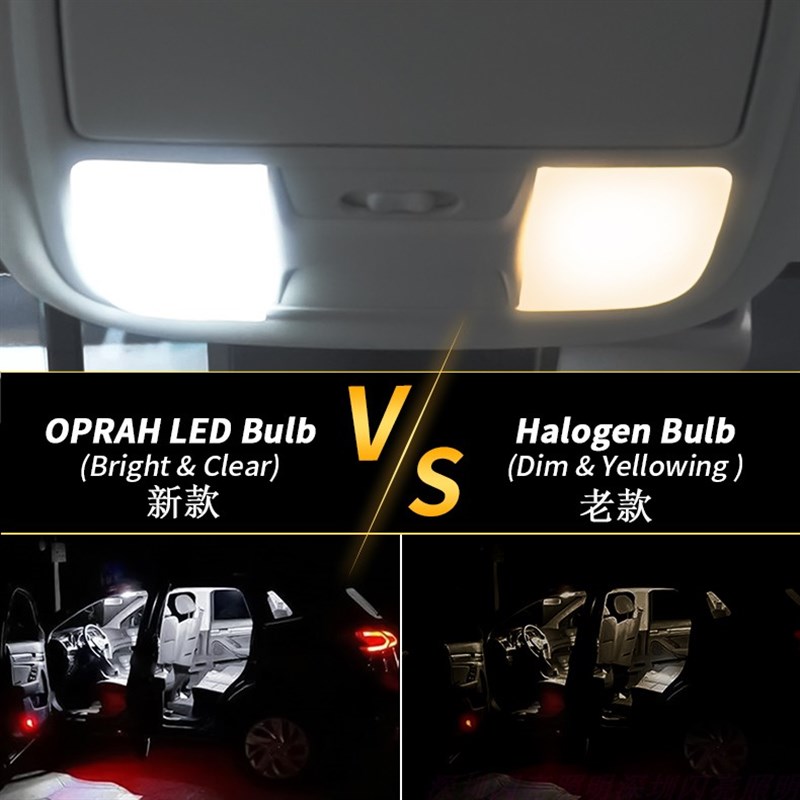 小汽车led阅读灯双尖车内照明灯12v后备箱灯车顶灯泡CREE灯珠31mm