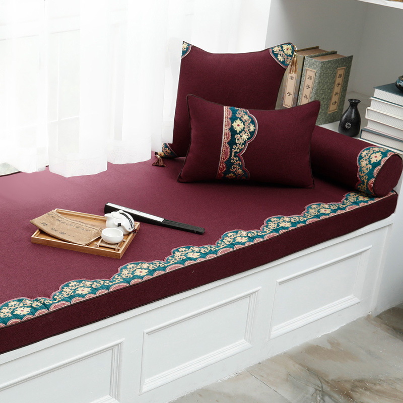 2021新款飘窗垫窗台垫四季通用防滑卧室阳台垫子榻榻米定做卡座垫