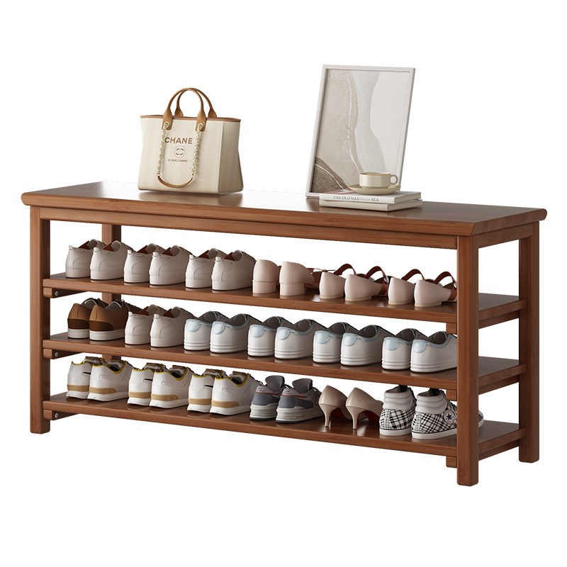 换鞋凳门口家用可坐鞋柜储物一体入户穿鞋进门非实木鞋架长条凳子