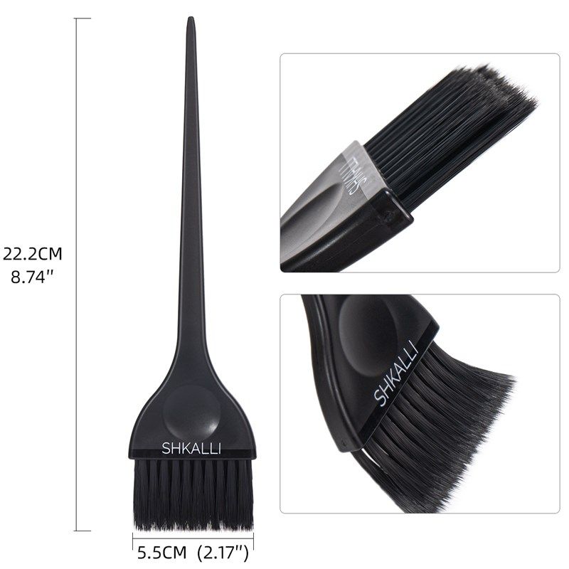 染发工具发型师用套装染发专用软毛刷尖尾梳染膏搅拌器理发店用品图片