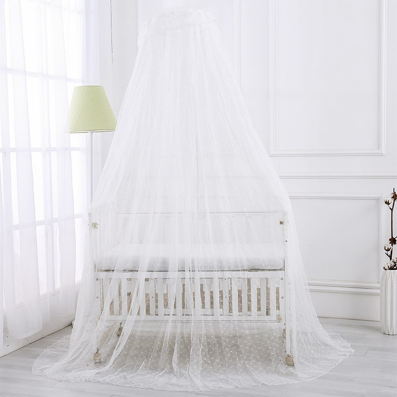 豪华落地婴儿床蚊帐带支架儿童床蚊帐宝宝床蚊帐婴童蚊帐包邮