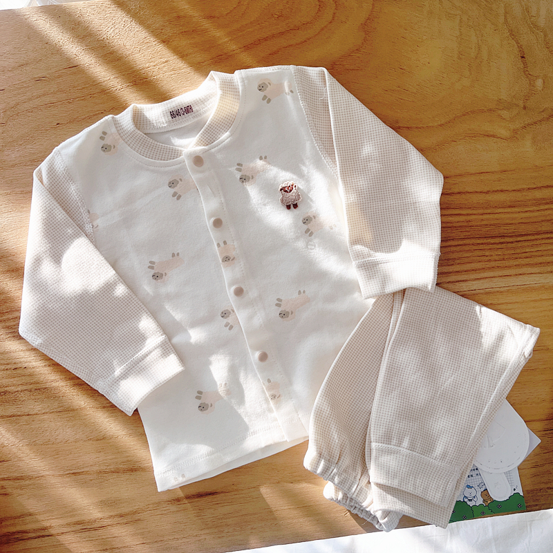 婴儿内衣套装春秋男女宝宝舒绒棉秋衣卫生裤纯棉衣服儿童秋冬睡衣