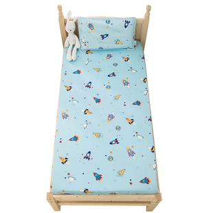 100支儿童纯棉床笠单件床罩婴幼儿床单新生宝宝幼儿园纯棉床垫套