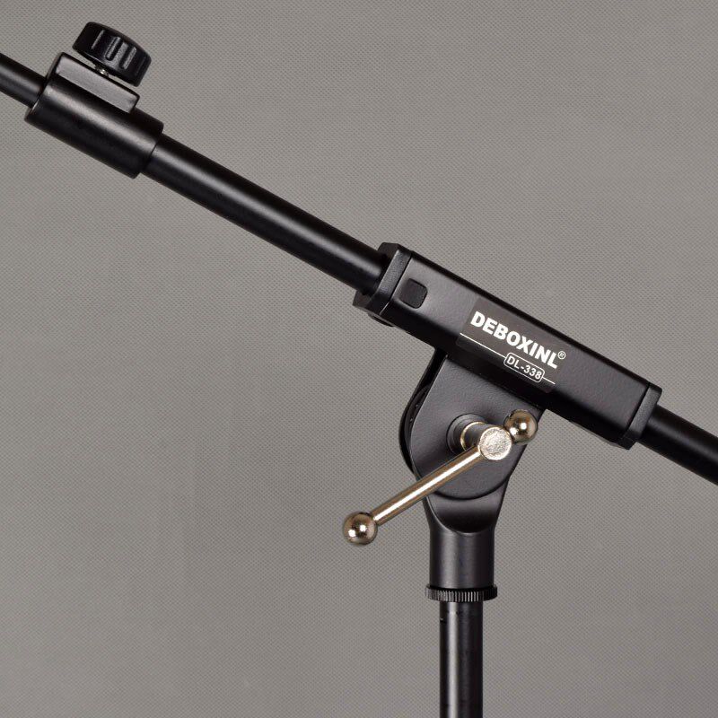 DEBOXINL DL-338 专业加重型麦克风话筒架直播麦架落地式话筒支架