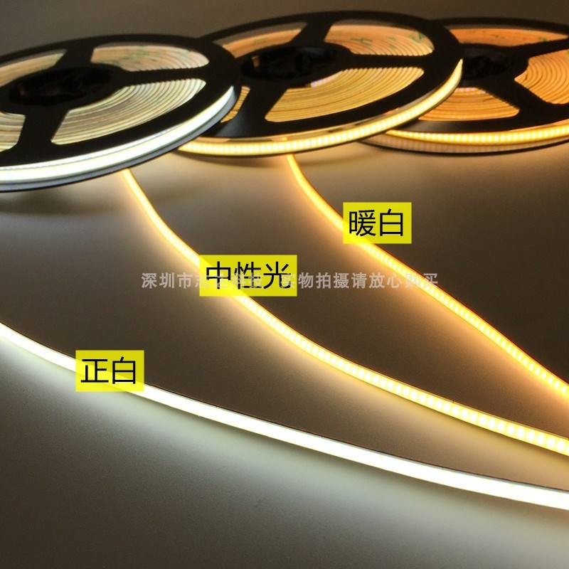 cob线性灯led灯带4mm宽usb插电超窄超细灯条柔性无光斑可粘贴裁剪