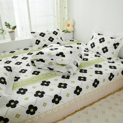 铺炕专用纯棉四件套榻榻米床盖四季通用全棉炕群土炕火炕专用垫子