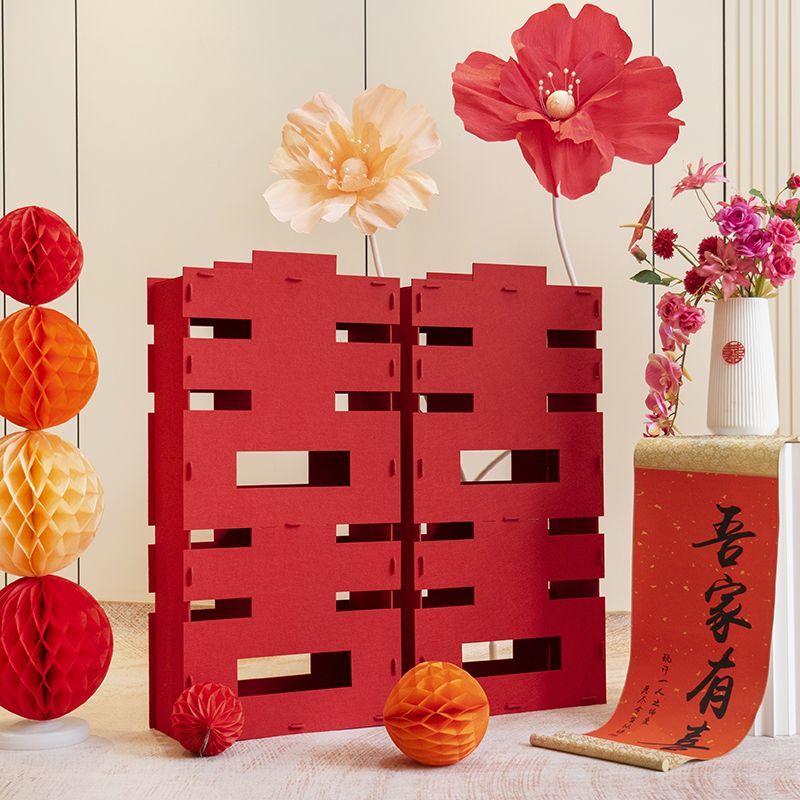 顺便买卖超大立体喜字落地摆件结婚房订婚宴婚礼装饰布置装扮用品