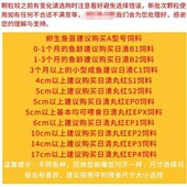 日清丸红金鱼兰寿灯科锦鲤孔雀慈鲷斗鱼幼苗开口饲料下沉通用B1B2