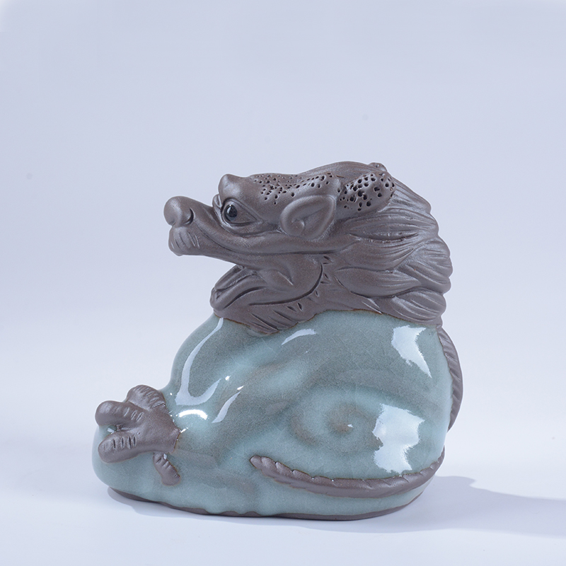 12十二生肖摆件陶瓷牛羊马鼠虎兔龙蛇猴鸡狗猪创意家居装饰工艺品