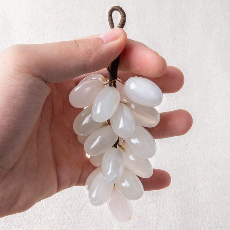 简约欧式样板房玉石葡萄摆件酒柜餐厅家居装饰品挂件玄关饰品摆设