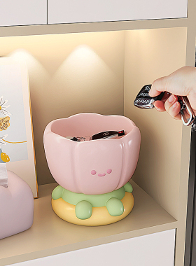 创意钥匙收纳架置物入户玄关摆件客厅电视柜可爱进门口鞋柜装饰品