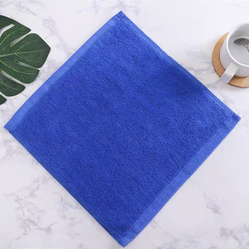 纯棉白色小方巾酒店宾馆厨房专用美容院幼儿园洗脸擦手四方抹布