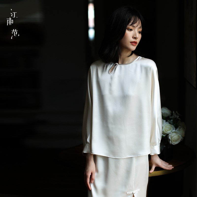 江南范中国风改良汉服晨袍新中式旗袍新娘伴娘服短中式上衣茶艺服