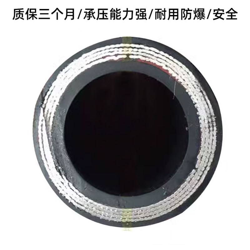 破碎锤油管挖掘机胶管高压液压油管管路炮头四层钢丝挖机炮管锤管