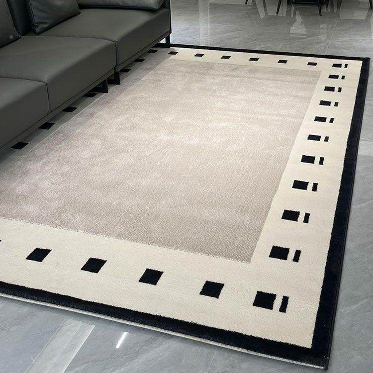 7.17-L-1轻奢经典小方仿羊绒地毯格大高面积全防滑毯级感沙发铺客