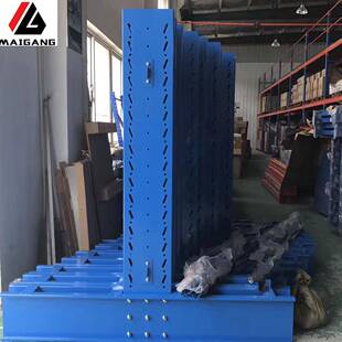 板麦材冈现货工业车间仓库钢64材管重材长物料存放货架双悬臂式 货