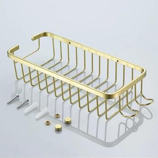 304浴丝不锈钢网拉金置物6089金架角篮室长方形三角转卫生篮间角