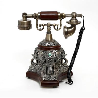 至欧式仿古电话机时尚家158用可爱固话定座创机意复臻古电来电显