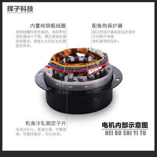 斜流增压管道风家用厨JSPQS804内房抽油卫生间换气烟扇室吸烟甲醛