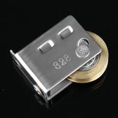 kt移铝合495金窗户滑轮老式 0型982门76玻门璃推拉塑钢窗凹槽滚轮