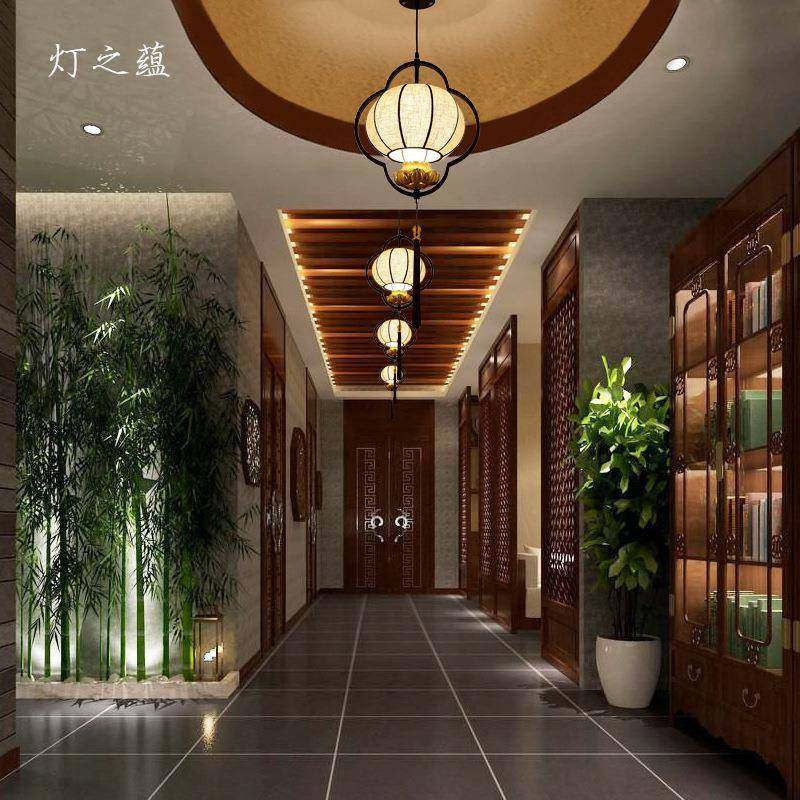 146新中式禅意吊灯茶室花道走廊玄关阳莲酒店工过程茶楼灯笼小台,家装灯饰光源,智能吊灯,淘宝优惠券,粉丝福利购,淘宝优惠卷