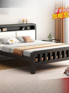 发轫米铁艺床1ZRF.8加厚双人床1屋米床锈钢出租铁架床北欧不风床