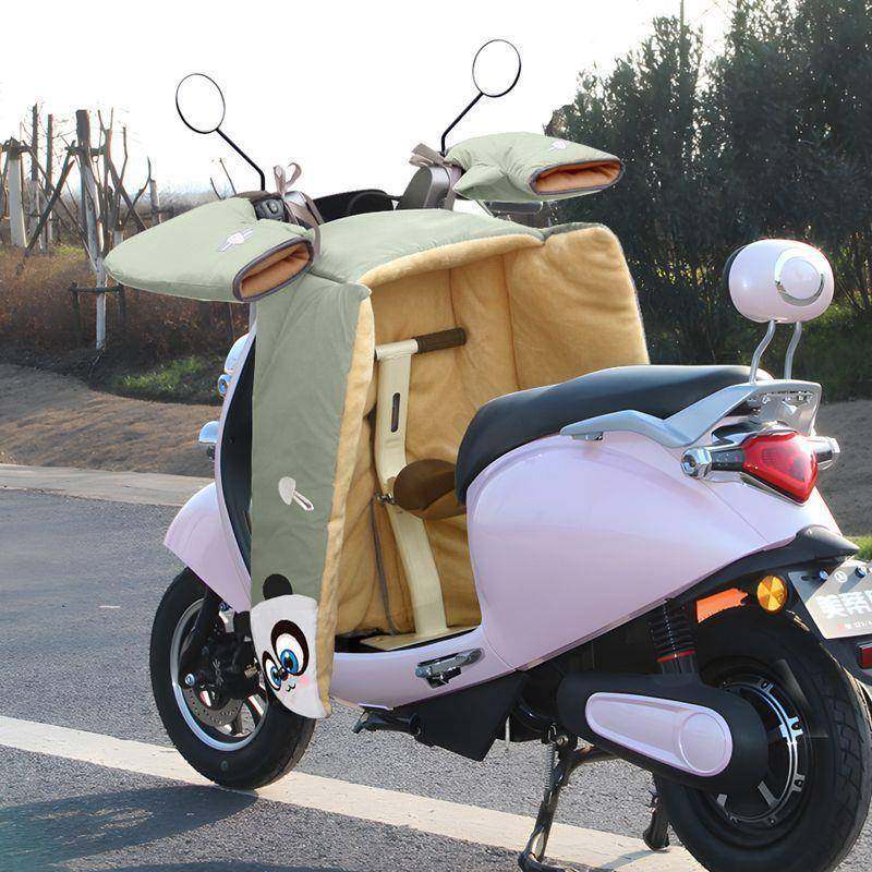 分冬分离体车式亲子电动199开挡风被座椅加厚小踏板车季儿童防风