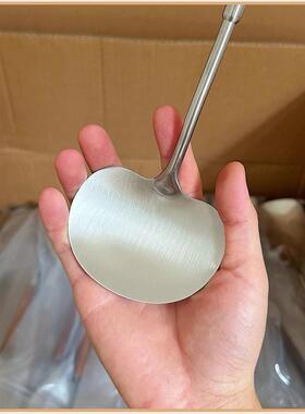 34胡桃木柄蘑菇铲长炒0菜厨XIK房贵州炒勺汤勺家勺用厨具铲子