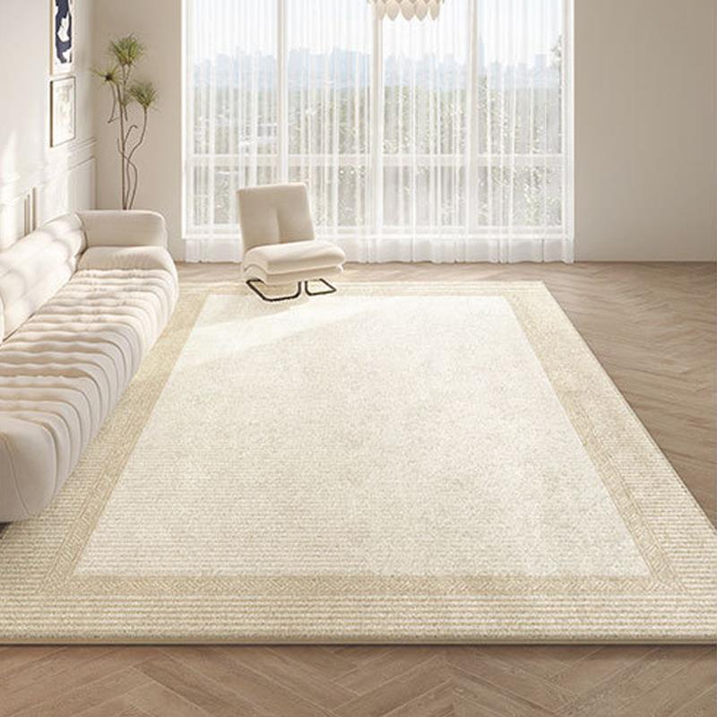 奶油客厅地简约家用仿羊绒室卧床风边VCX毯高级感沙发茶几毯地毯