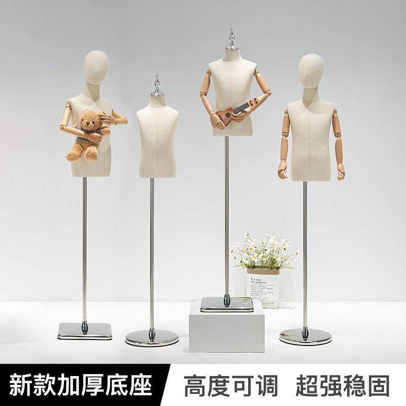 儿童模特服装店橱窗道具男女小童模人偶全身童装店展示架假人模特