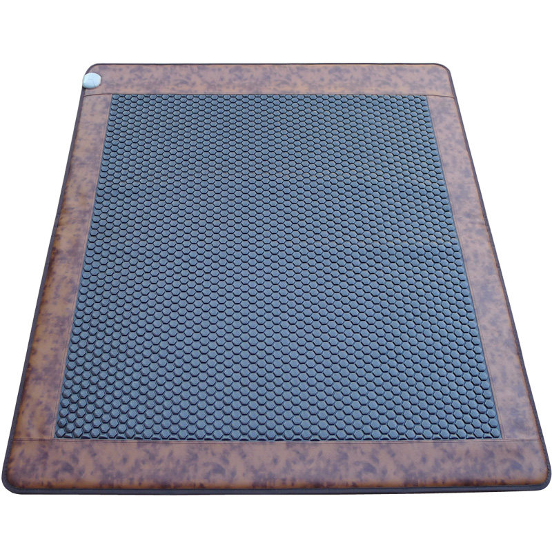 托玛石玉石加热理疗床垫远红外赭石麦饭石双温双切电加热床垫