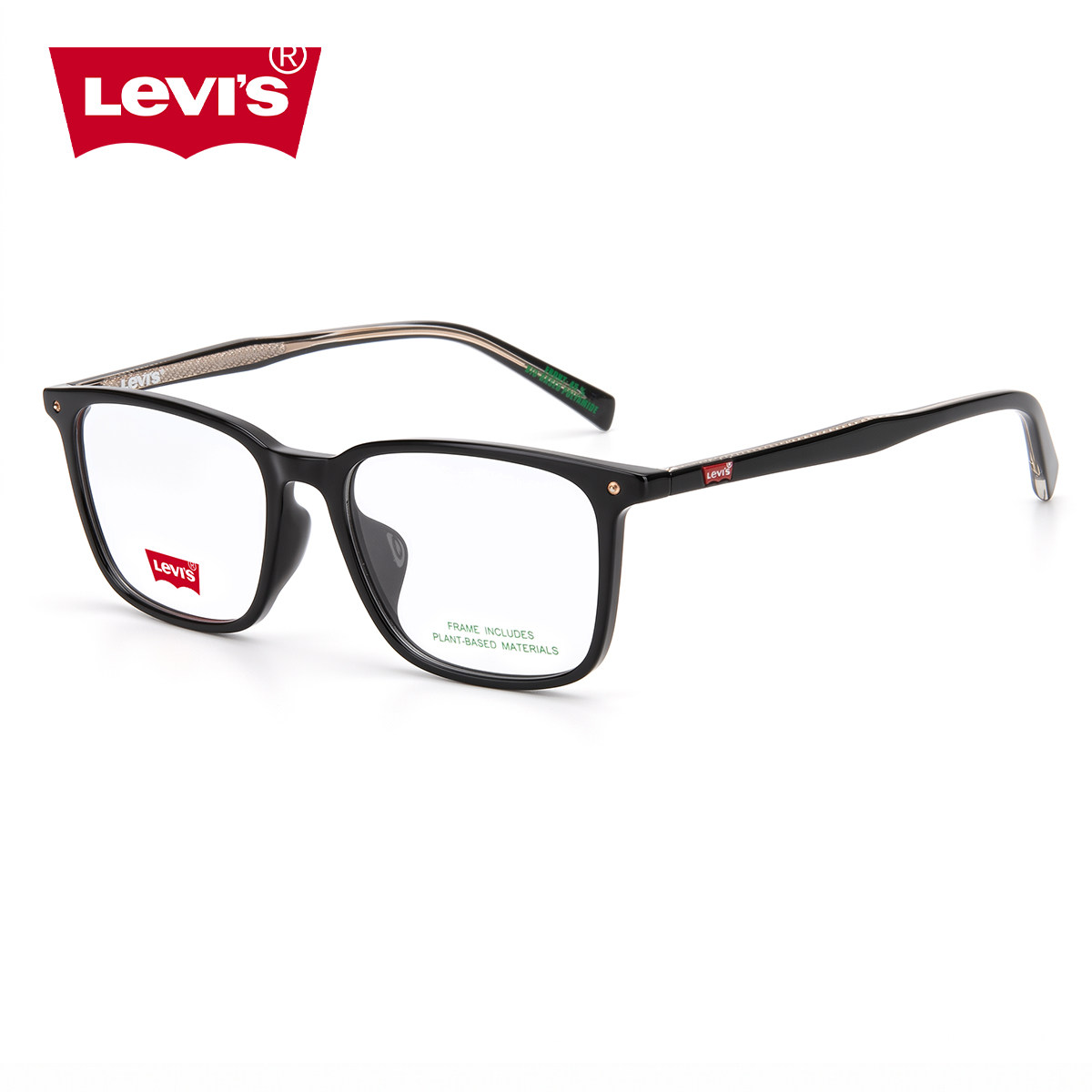 LEVI'S李维斯方形眼镜框潮板材近视镜架男女7153配近视镜片旗舰店