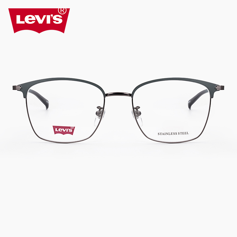 李维斯文艺合金圆框精视镜架男女