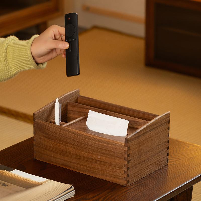 约实木客CME厅家用抽纸盒餐纸盒中式意茶几简桌面纸创巾盒车载厕