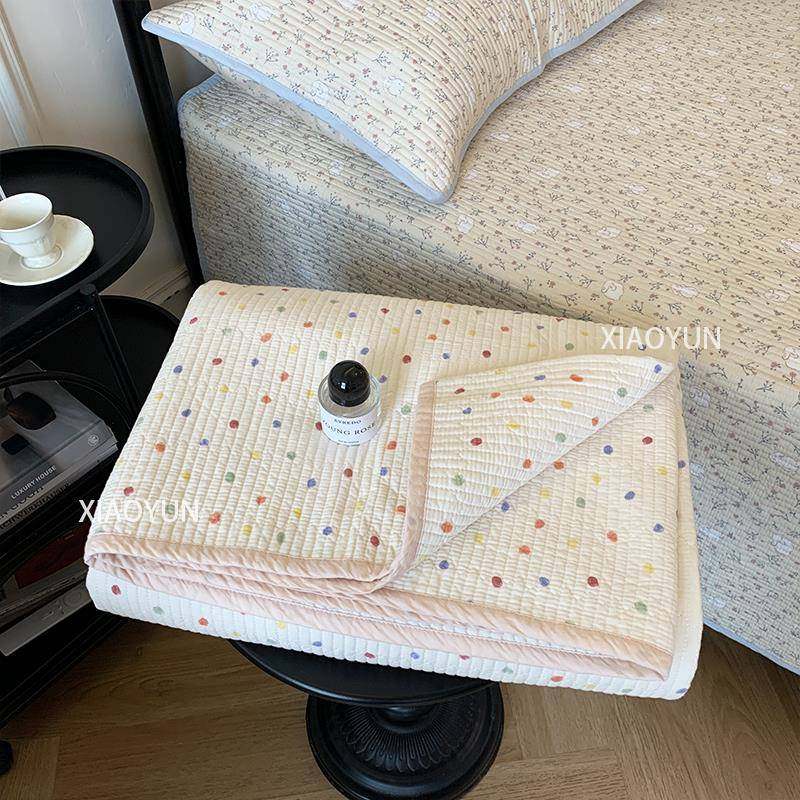 波点纯棉床厚盖三RJC件套柔软亲加全棉肤单床四季通用榻榻米炕盖,鲜花速递/花卉仿真/绿植园艺,其它园艺用品,淘宝优惠券,粉丝福利购,淘宝优惠卷