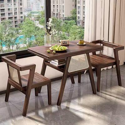 阳台椅组合用实木小型实木新款家一桌二UDQ椅桌组合全休闲三件套