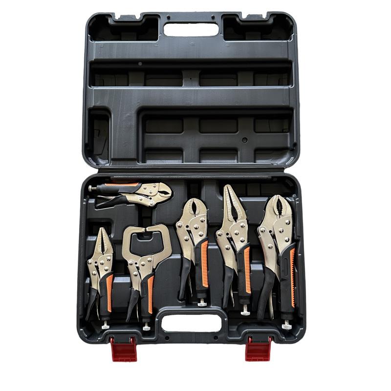 6套TIB大口径手五动力钳套装工厂件焊接固定专用优质金大工具夹