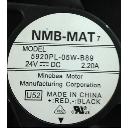 NMB9M线AT轴流风扇520PL-05W-B578868924V-2.20A3散热风扇