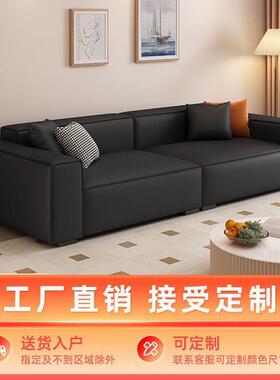 布艺沙小发客厅腐2025新出款单人豆块OXE简约现代租房双人户型沙