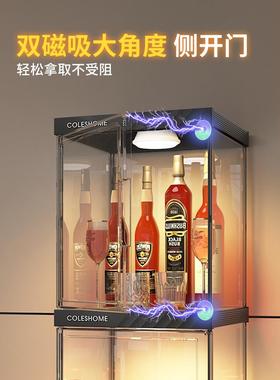 柜展示款柜家客厅新型网红新用靠PUO墙置物架小型轻奢酒架工厂酒