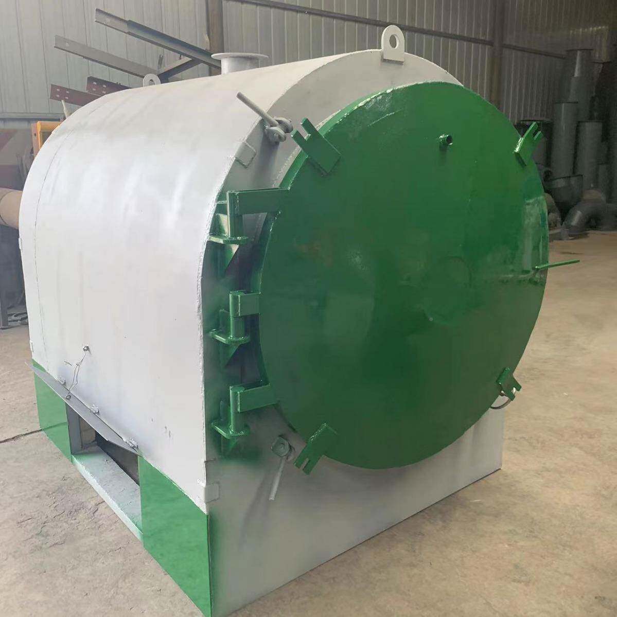 式无烟木材制炭树机制卧木炭生产整套机器dpa炉竹子枝炭化炉