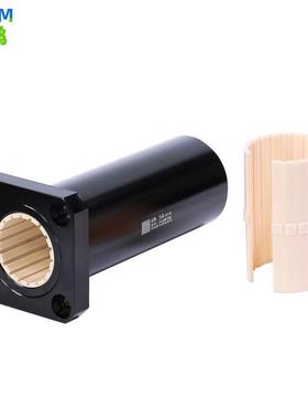 力骉法方兰滑动线轴承加长塑轴套替易格斯L直MK10122铝WQX0304050