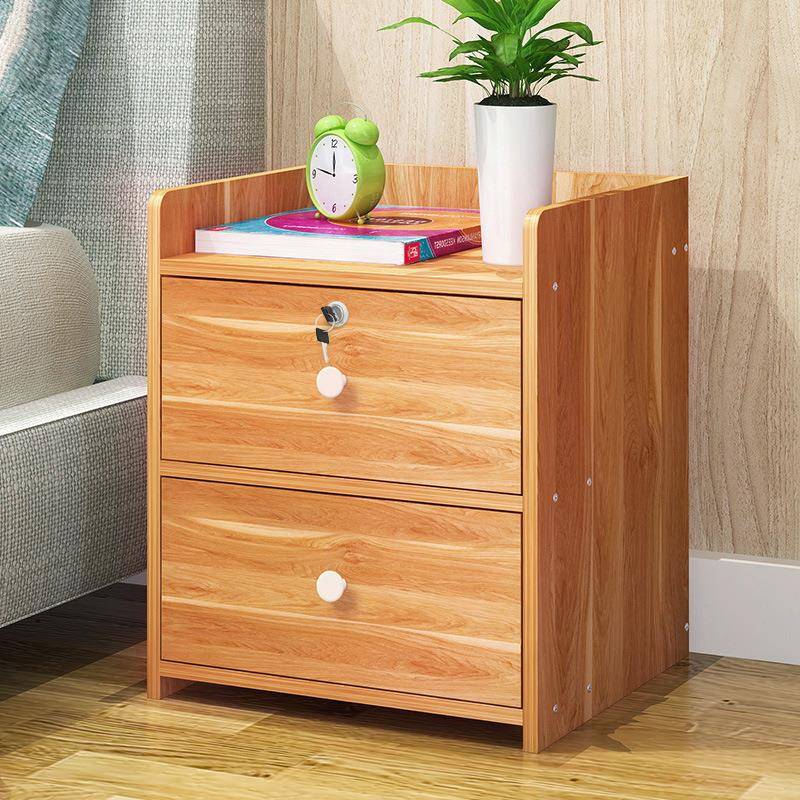 床WWA头简易简约现代床柜收纳小柜卧子组装储物柜装柜宿舍室组床