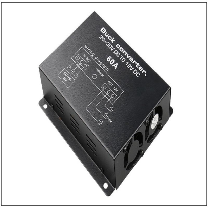 60A大率功降压器音响导航24VYXY转12V转换器转直低流稳压高电源