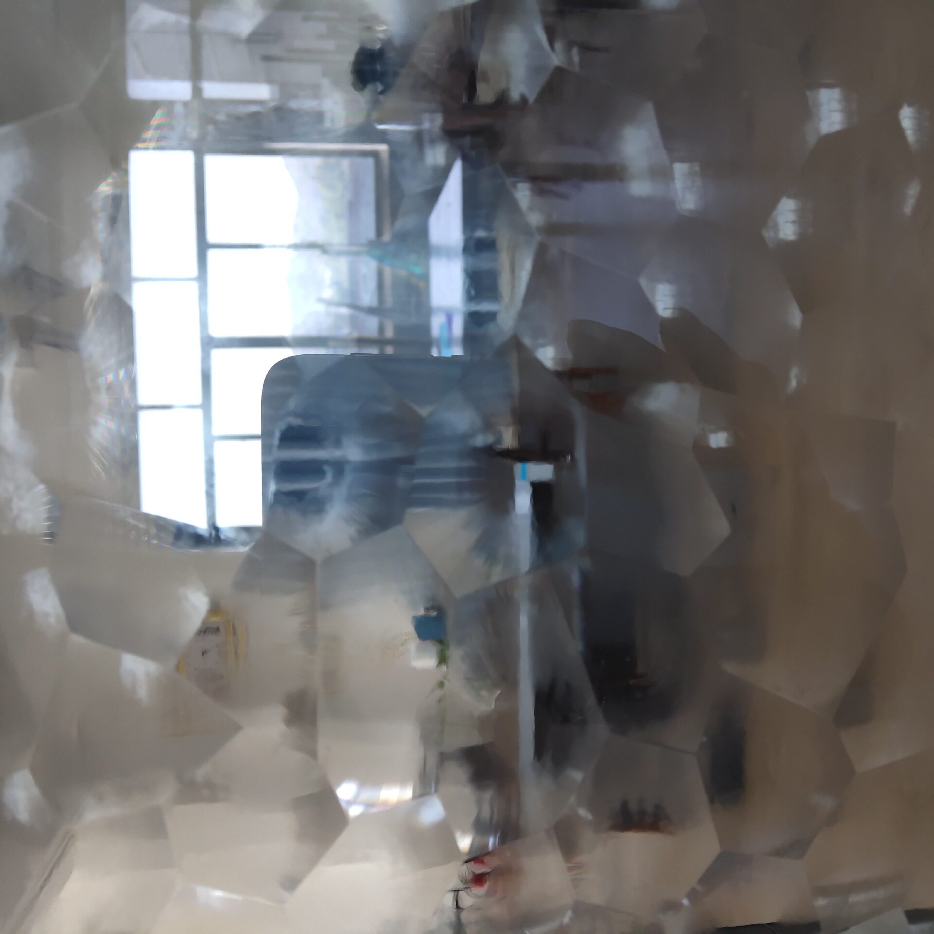 浴室3D水立方防窥磨砂玻璃贴膜