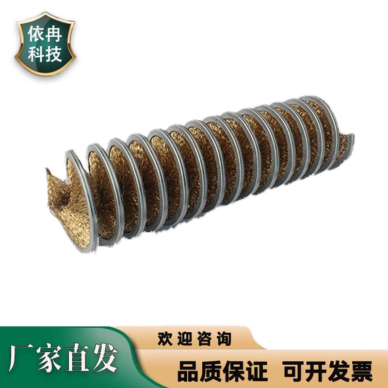 机工业内绕丝辊械设内绕弹簧刷内绕钢丝辊不锈NNO备毛钢刷辊抛光